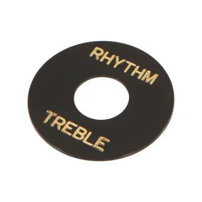 Guitar Tech Toggle Switch Surround - Black