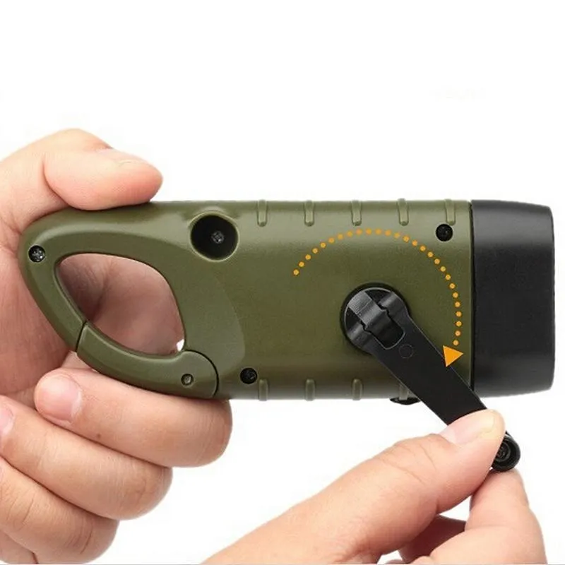 Hand Crank Flashlight