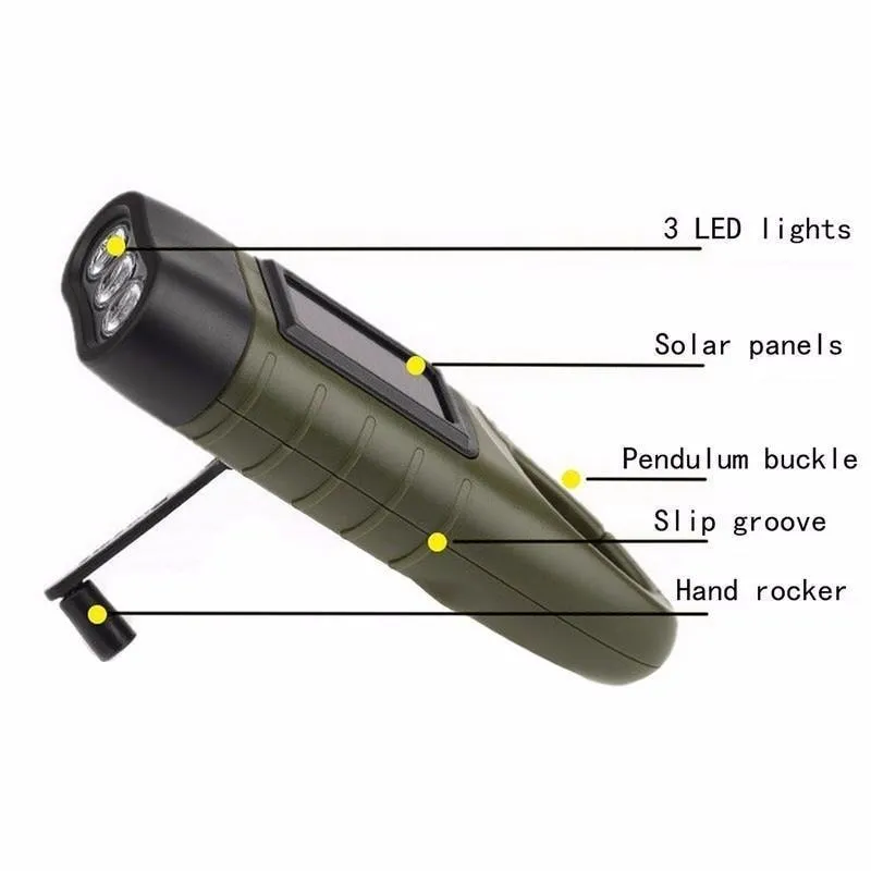 Hand Crank Flashlight