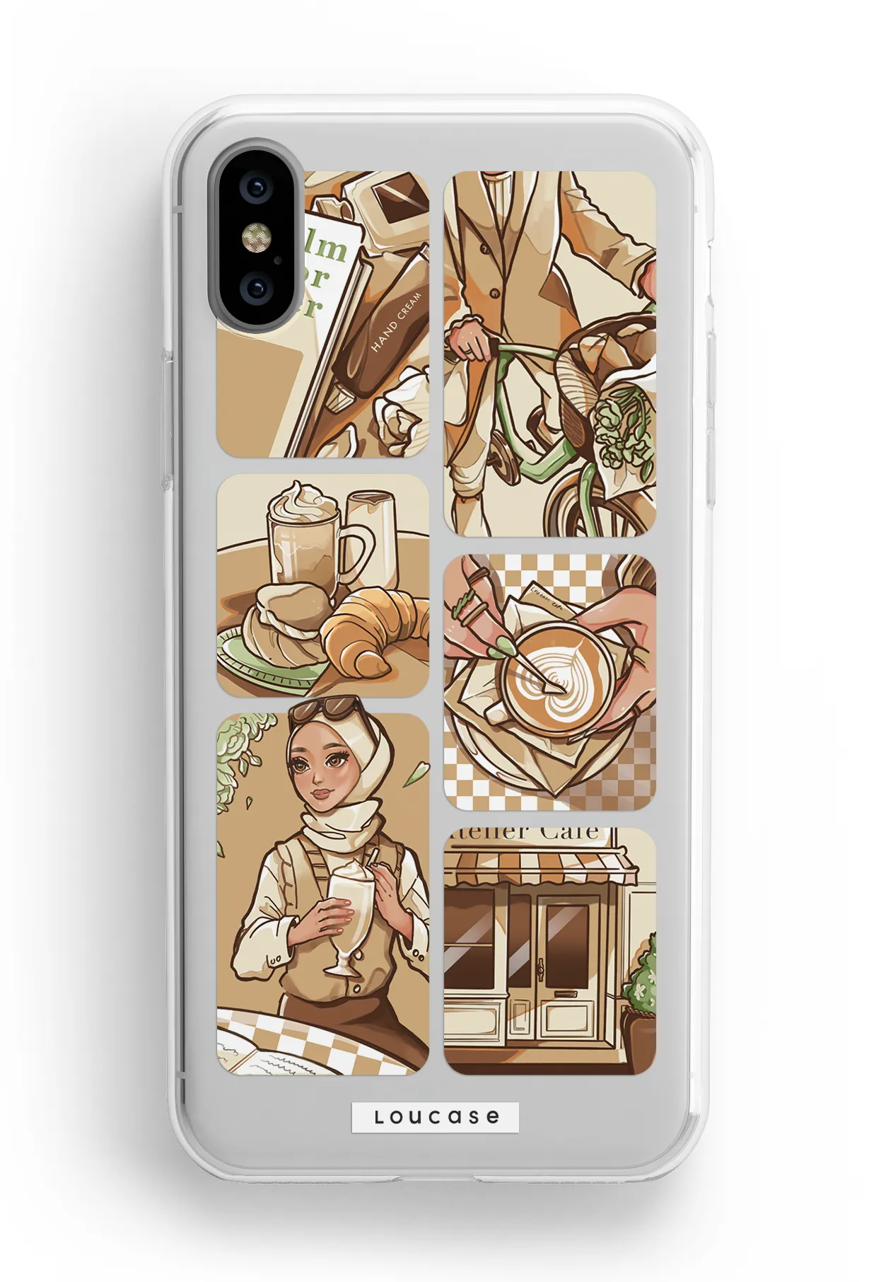 Hazel Latte - KLEARLUX™ Special Edition Café Soireé Collection Phone Case | LOUCASE