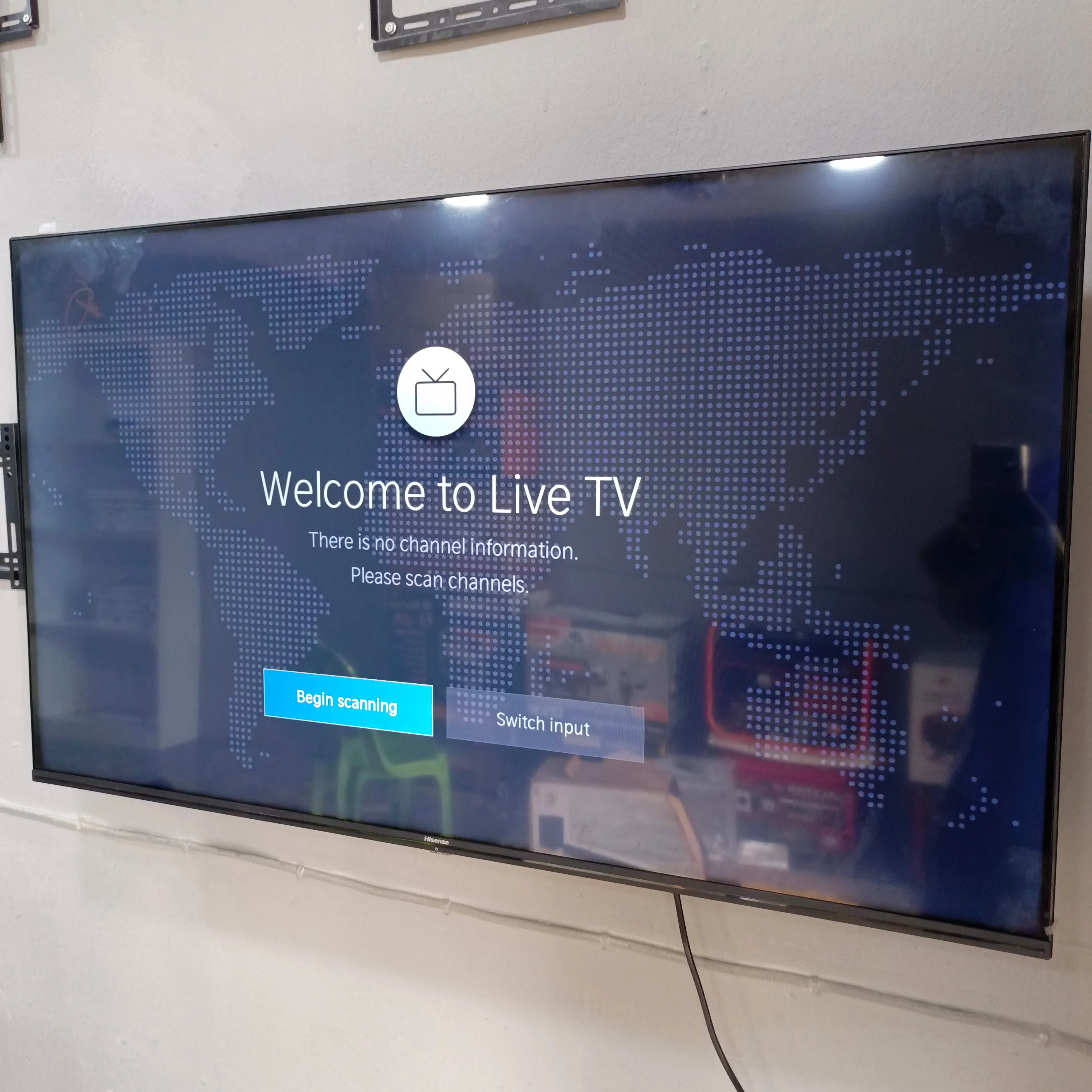 Hisense 50 inch 50A6G VIDAA Smart 4K UHD LED Frameless TV (Built-in WiFi, Miracast) - Foreign Used
