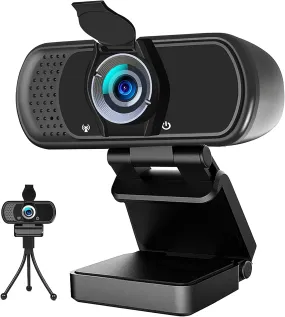 Hrayzan HD Webcam with Microphone, Plug and Play