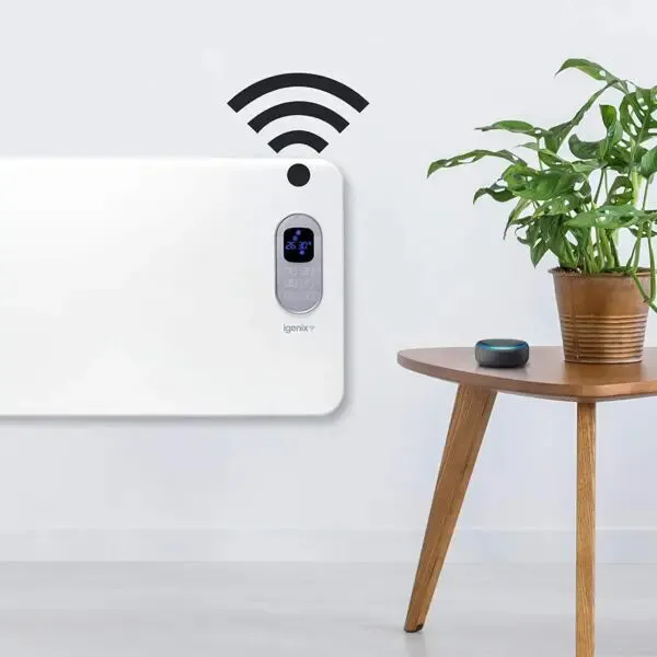 Igenix IG9520WIFI portable smart electric panel heater, amazon alexa compatible, 2000W
