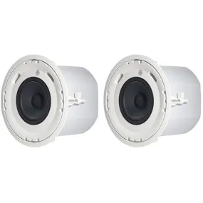 JBL Control 226CT 6.5" 2-Way 150W Coaxial Ceiling Loudspeakers (Pair, White) CONTROL 226C/T