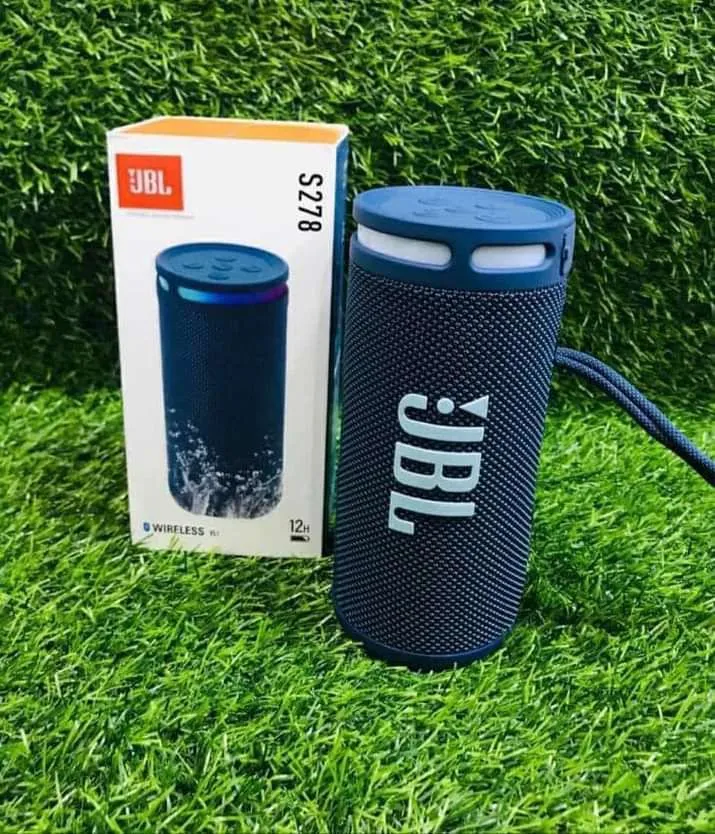 JBL S278 Portable Speaker - Waterproof, Cylindrical Design, Cloth Woofer