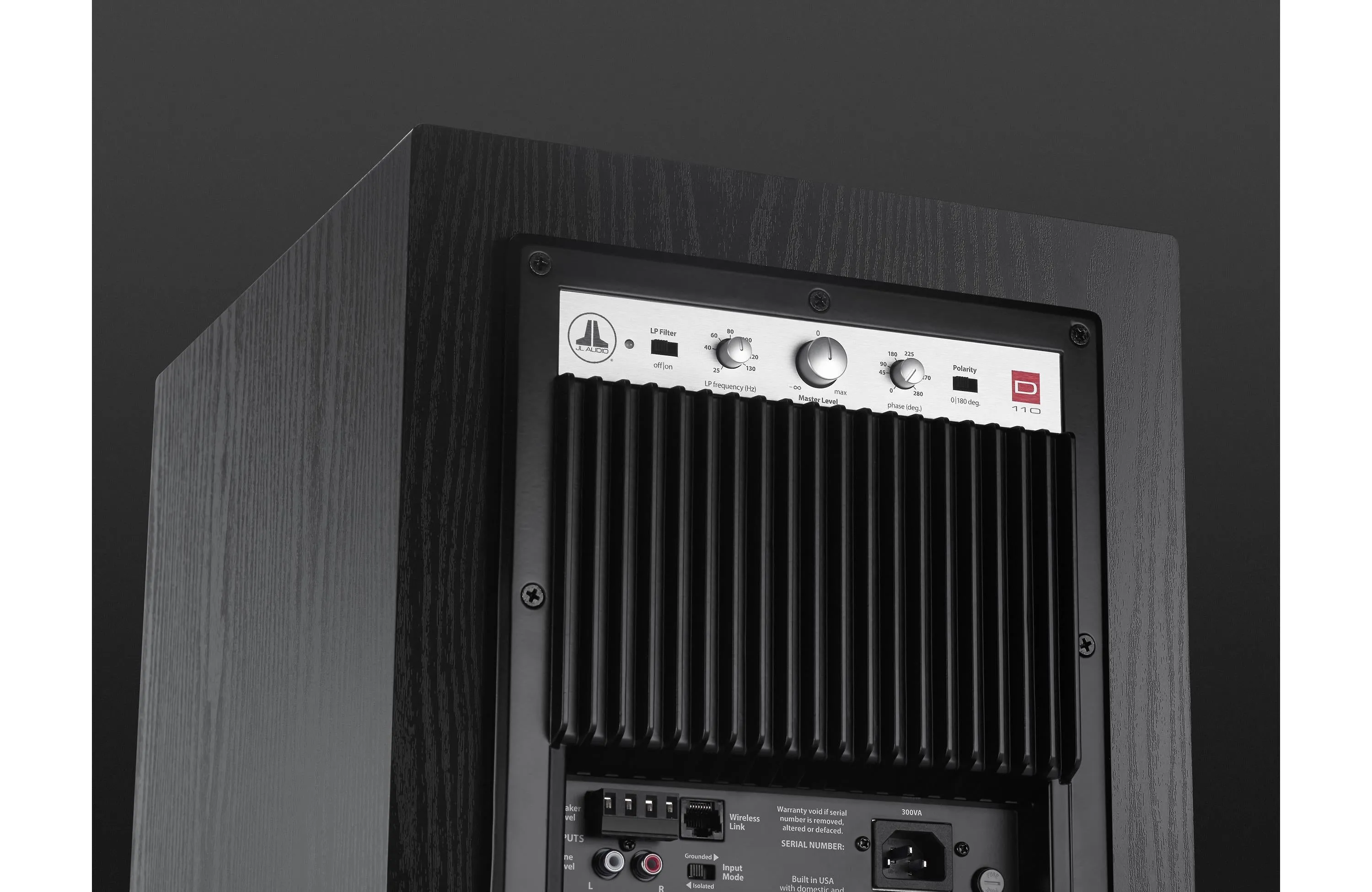 JL Audio D110-ASH Dominion 10" Powered Subwoofer Ash Finish