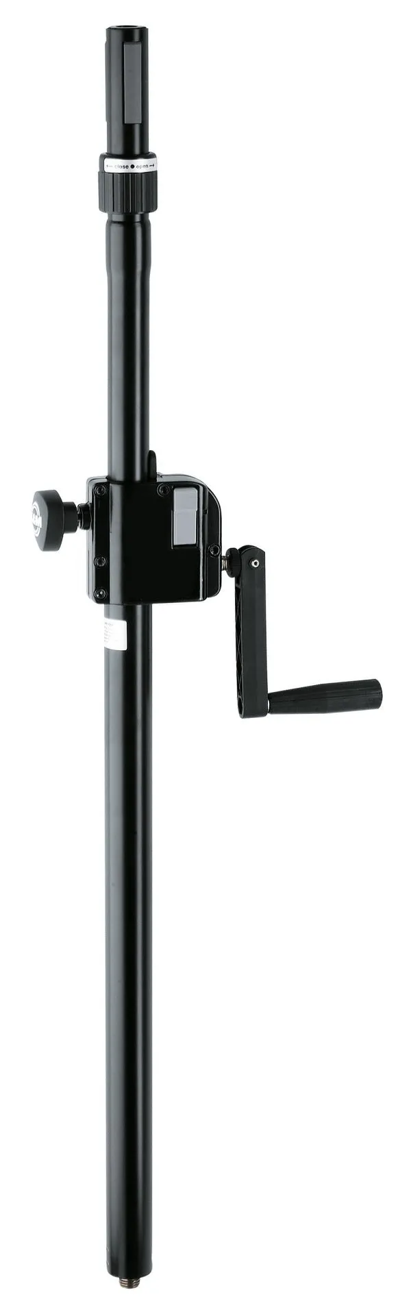 K&M 21340 Distance Rod w/Hand Crank & Ring Lock
