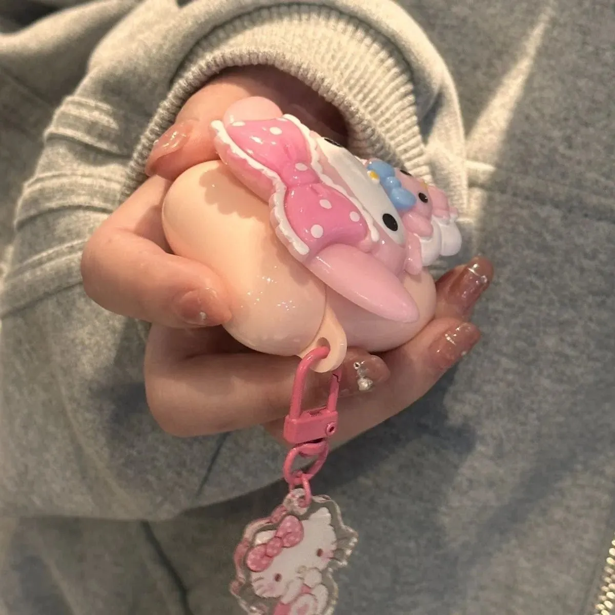 Kawaii My Melody AirPods Case with 3D Doll