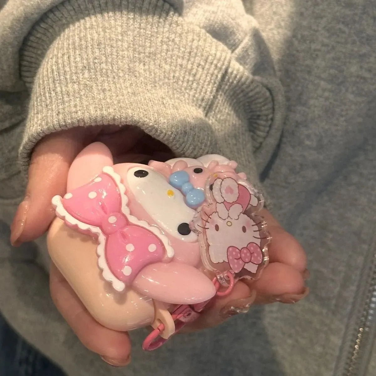 Kawaii My Melody AirPods Case with 3D Doll
