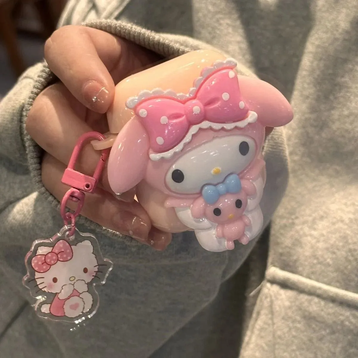 Kawaii My Melody AirPods Case with 3D Doll