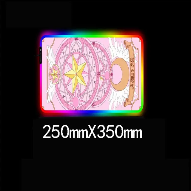 Kawaii Pink Cardcaptor Sakura LED Mouse Pad