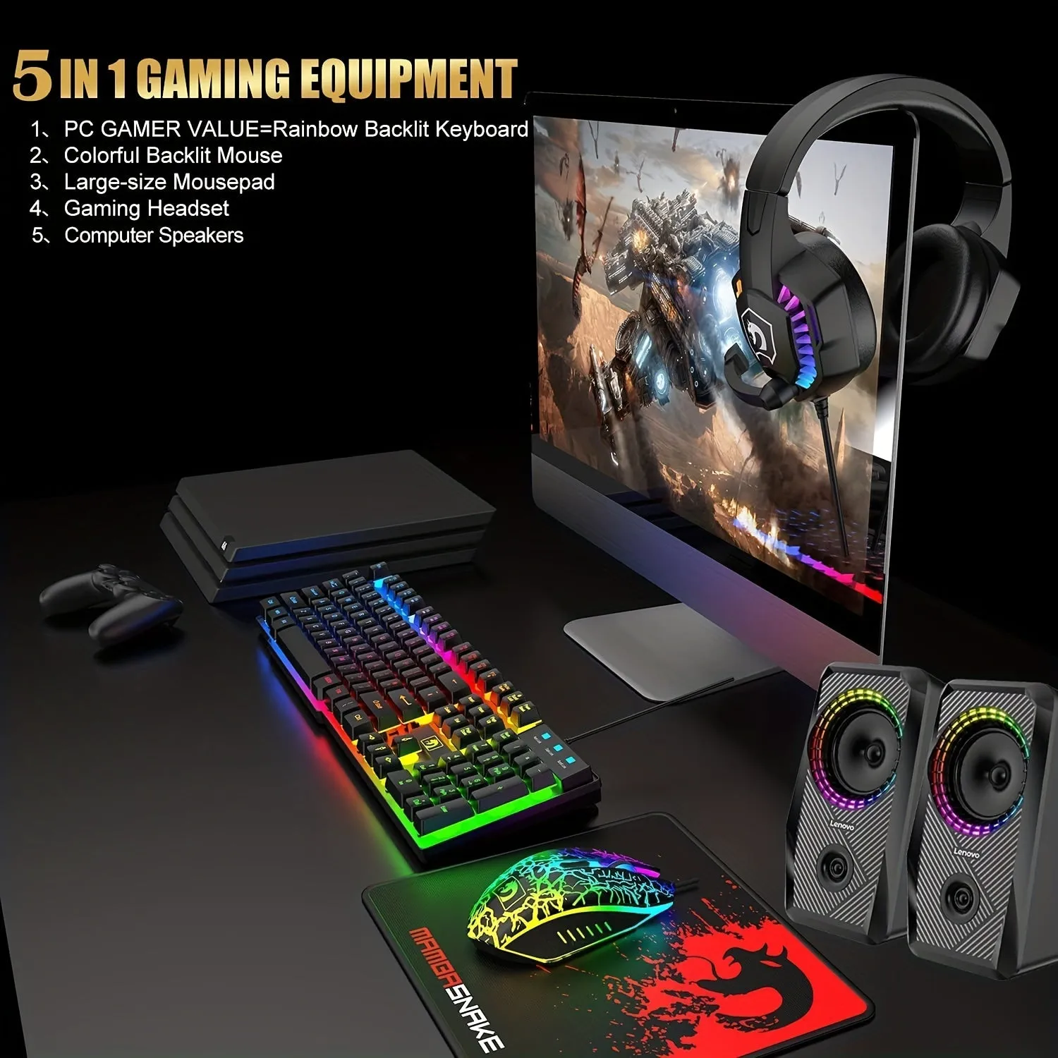Keyboard Mouse Pad Combo offer UK layout