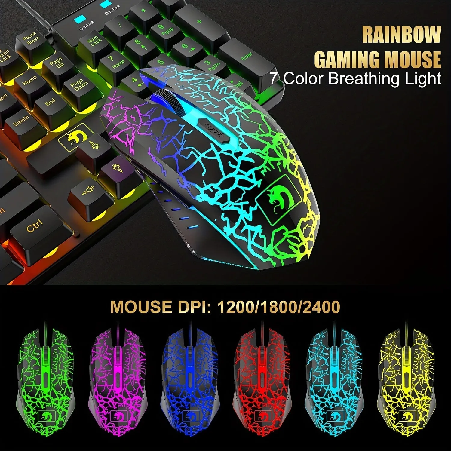 Keyboard Mouse Pad Combo offer UK layout