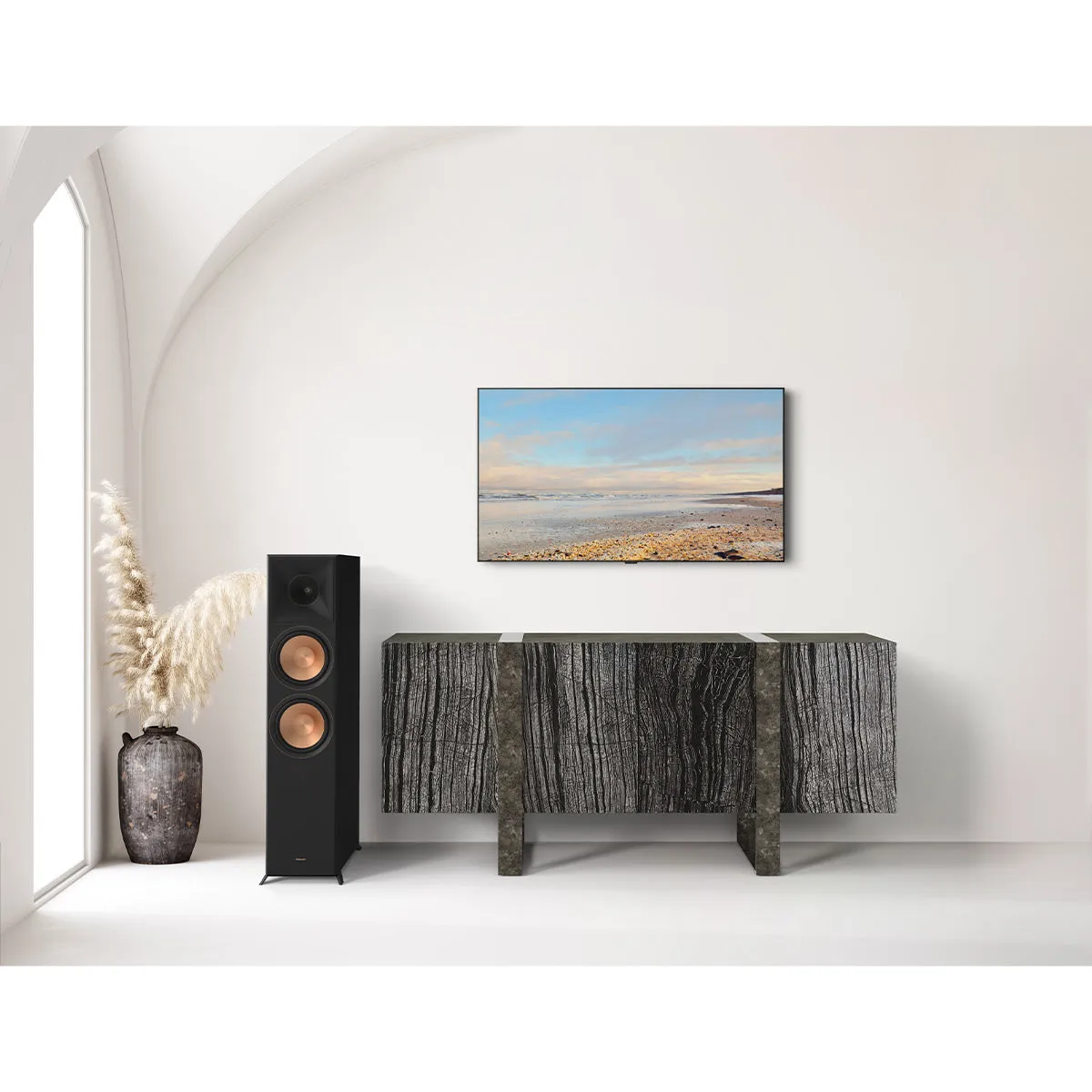 Klipsch RP-8060FA II Reference Premiere Floorstanding Speaker with Dolby Atmos - Each (Ebony)