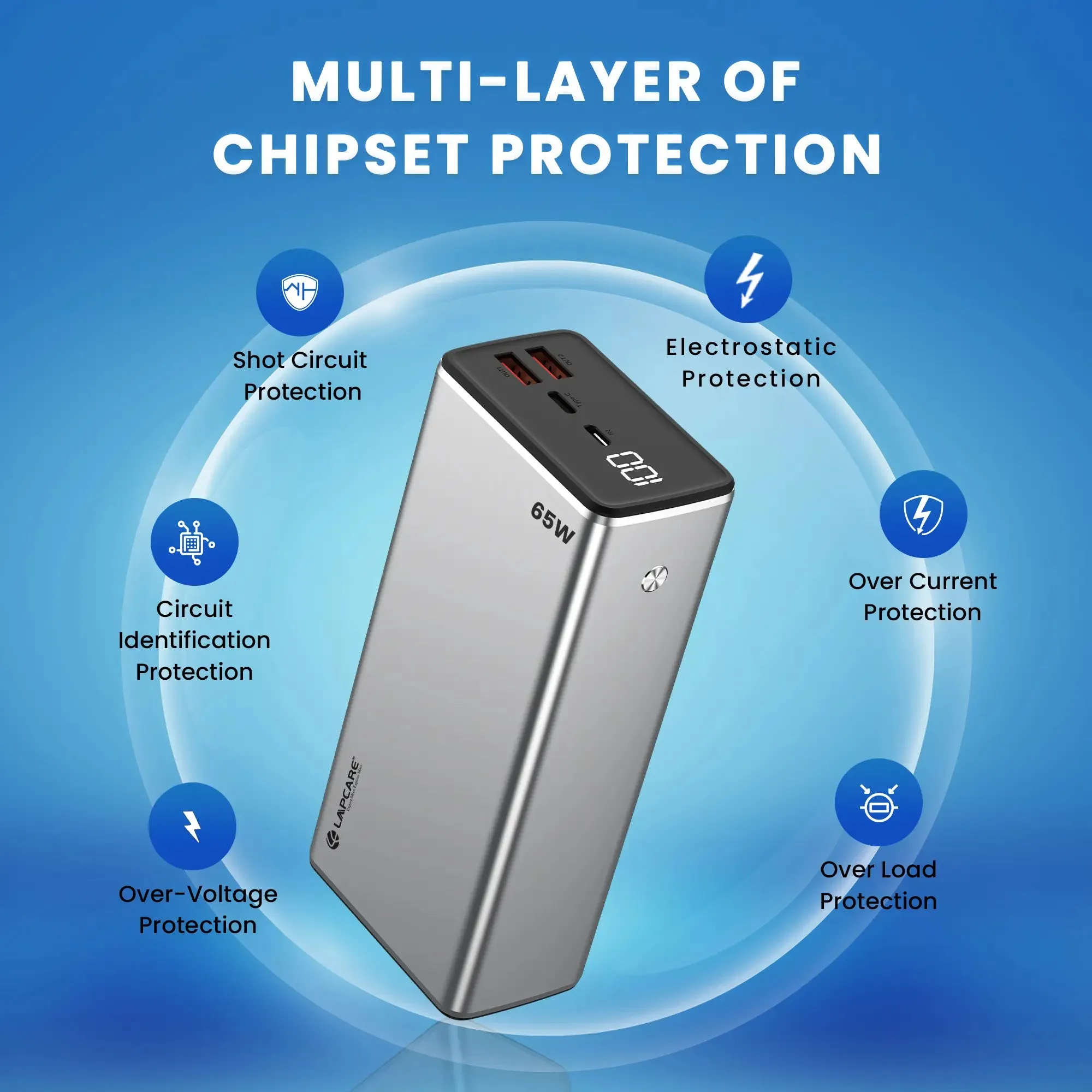 Lapcare TANKER I 30000mAh Power Bank (LPB-504)