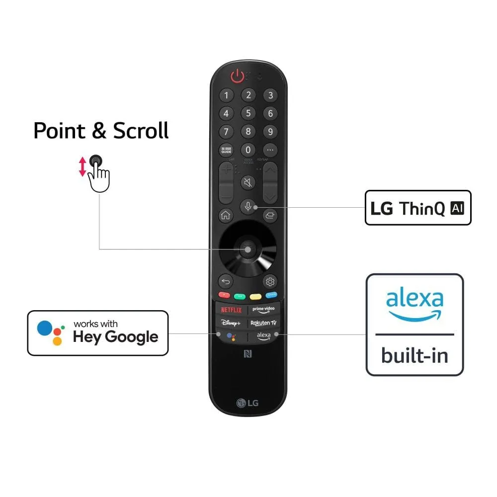 LG 50UQ91006LAAEK (2022) LED HDR 4K Ultra HD Smart TV, 50 inch with Freeview HD-Freesat HD, Ashed Blue