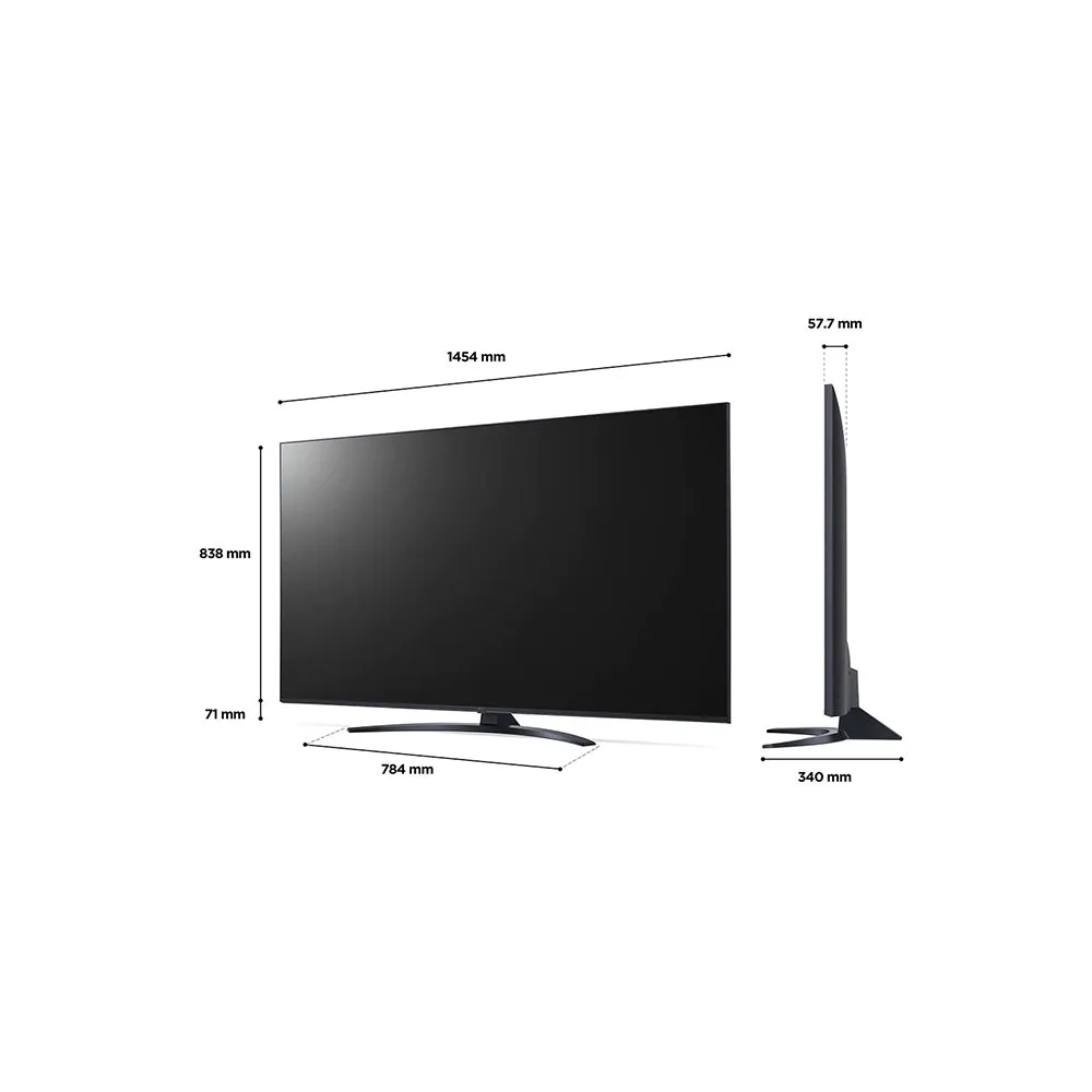 LG 65UQ91006LAAEK 65" 4K LED Smart TV with Voice Assistants
