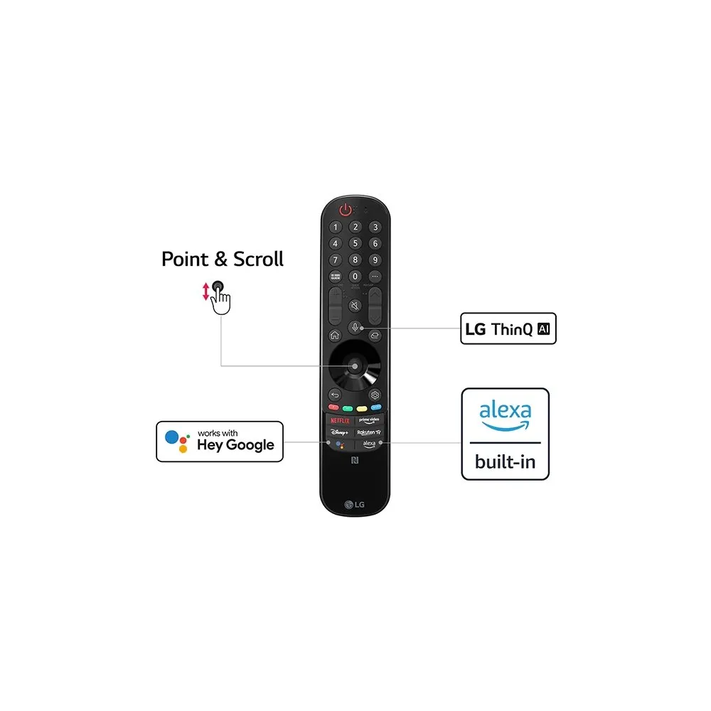 LG 65UQ91006LAAEK 65" 4K LED Smart TV with Voice Assistants