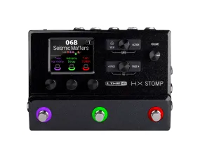 Line 6 HX Stomp Next Generation Amp and FX modeler designed for your pedalboard