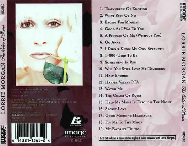 Lorrie Morgan - The Color Of Roses (2xCD, Album) (NM or M-)