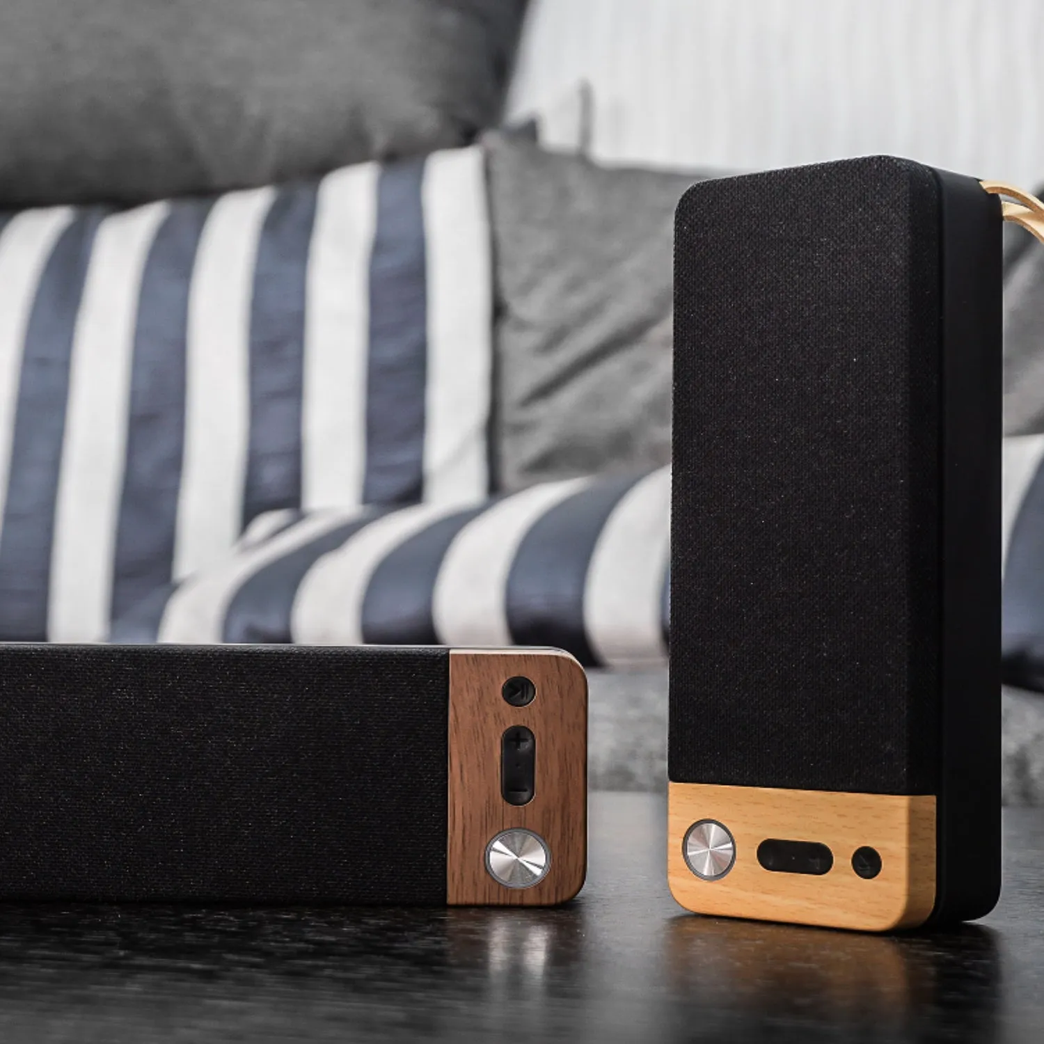 LuxeTech Portable Bluetooth Speaker - Walnut