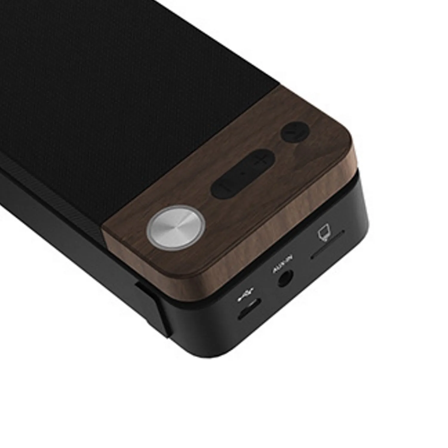 LuxeTech Portable Bluetooth Speaker - Walnut