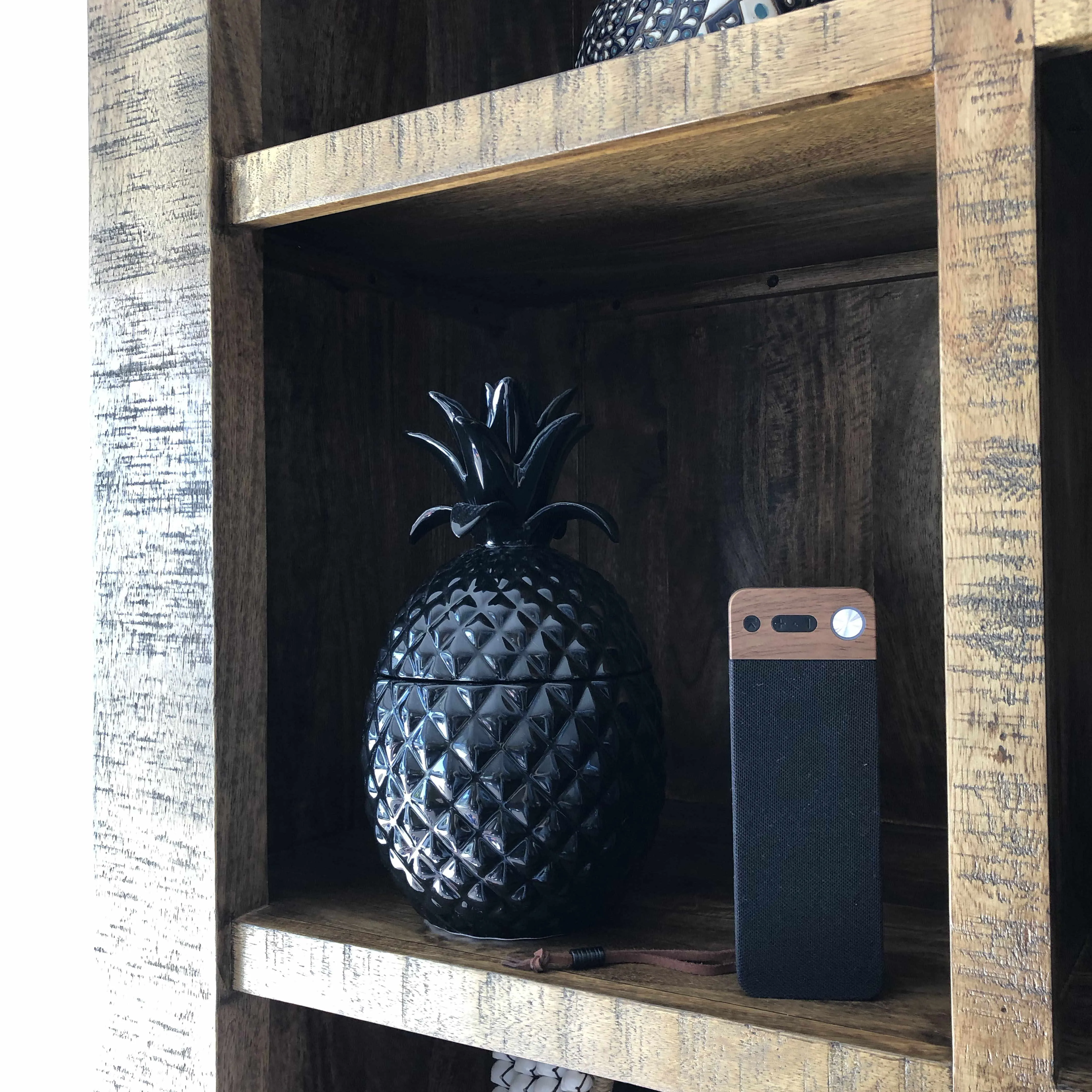 LuxeTech Portable Bluetooth Speaker - Walnut