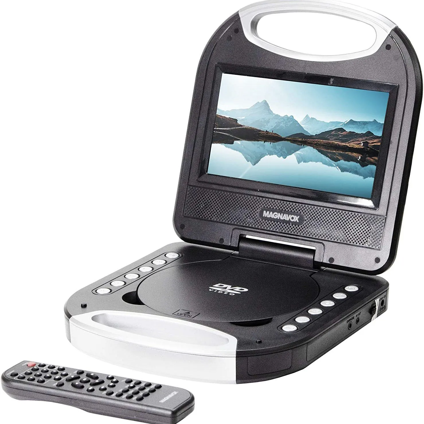Magnavox MTFT750-BK Portable 7 inch TFT DVD/CD Player