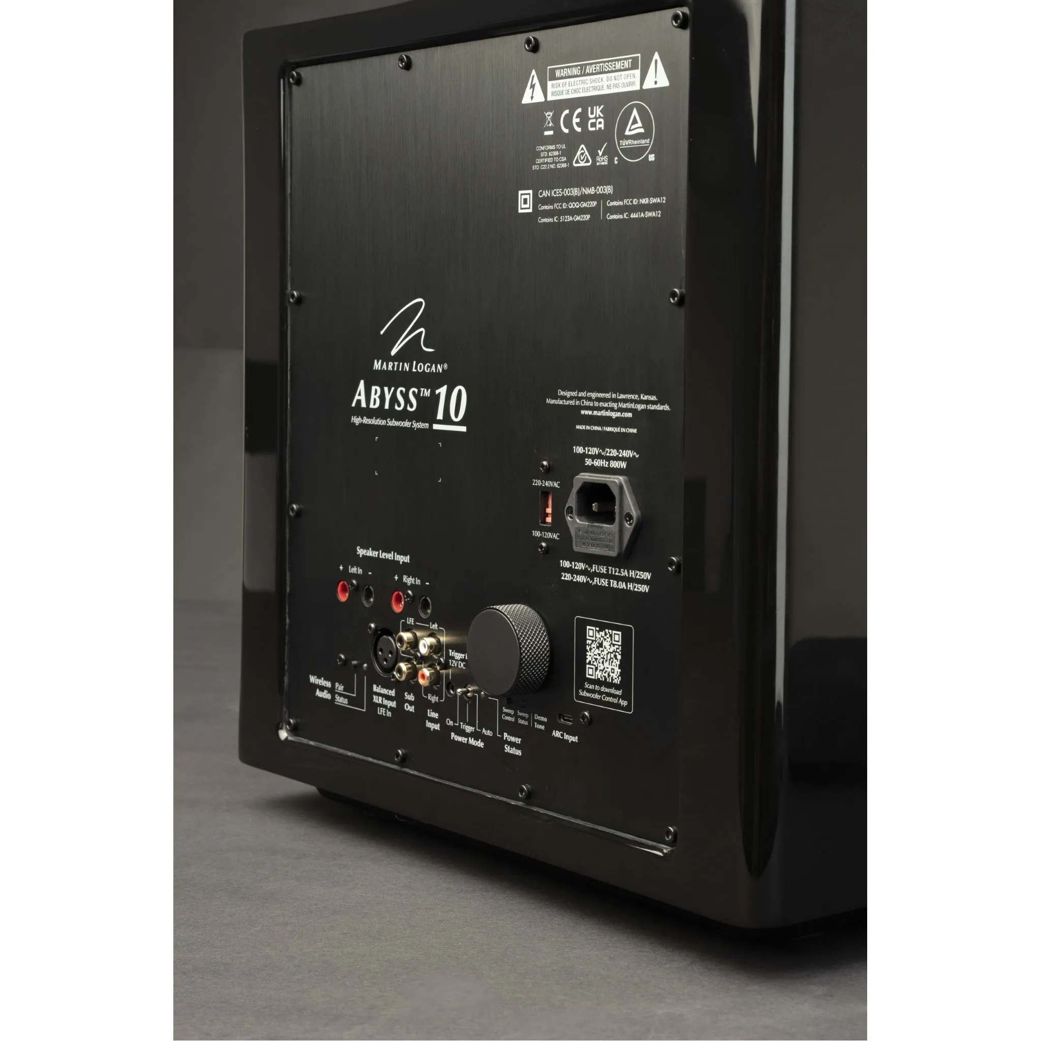 Martin Logan Abyss 10 Hybrid Powered 10" Subwoofer