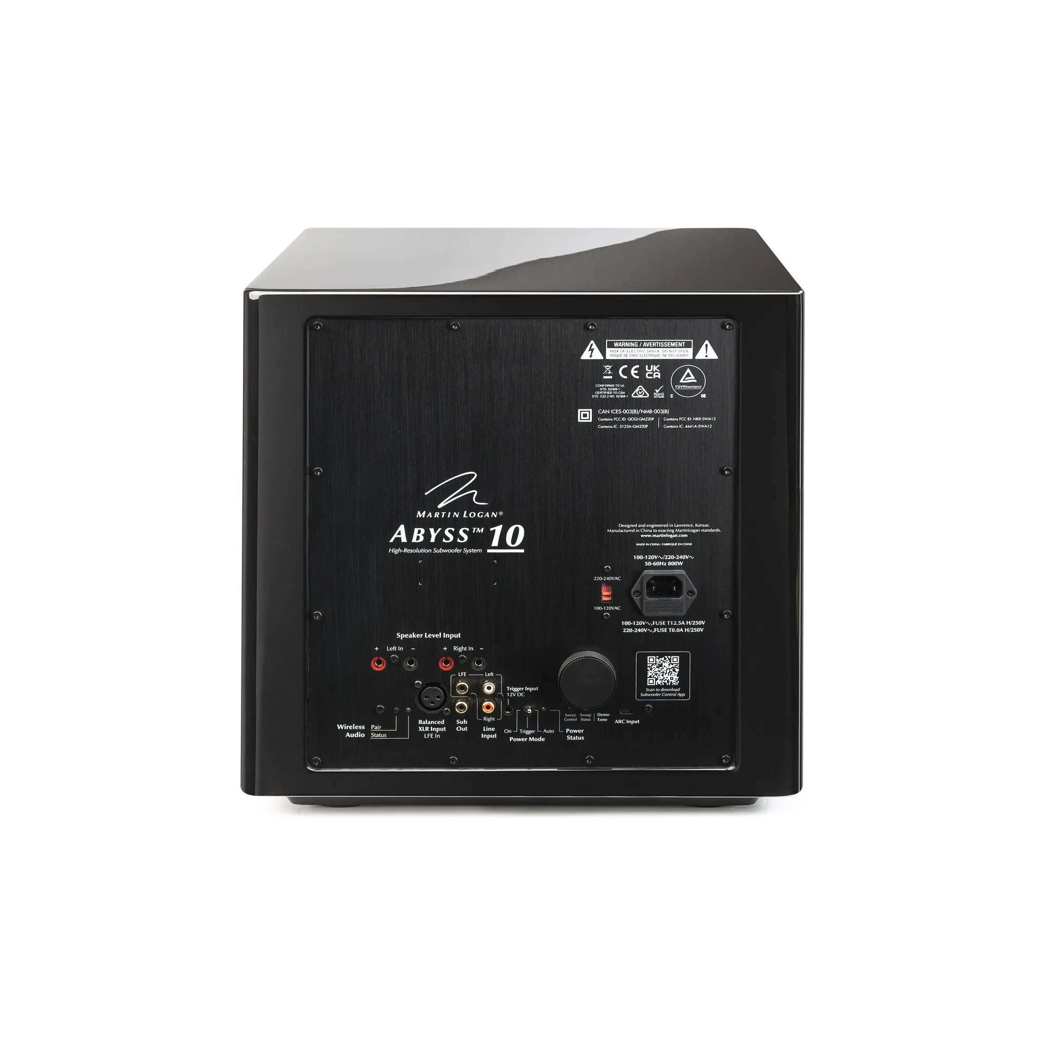 Martin Logan Abyss 10 Hybrid Powered 10" Subwoofer