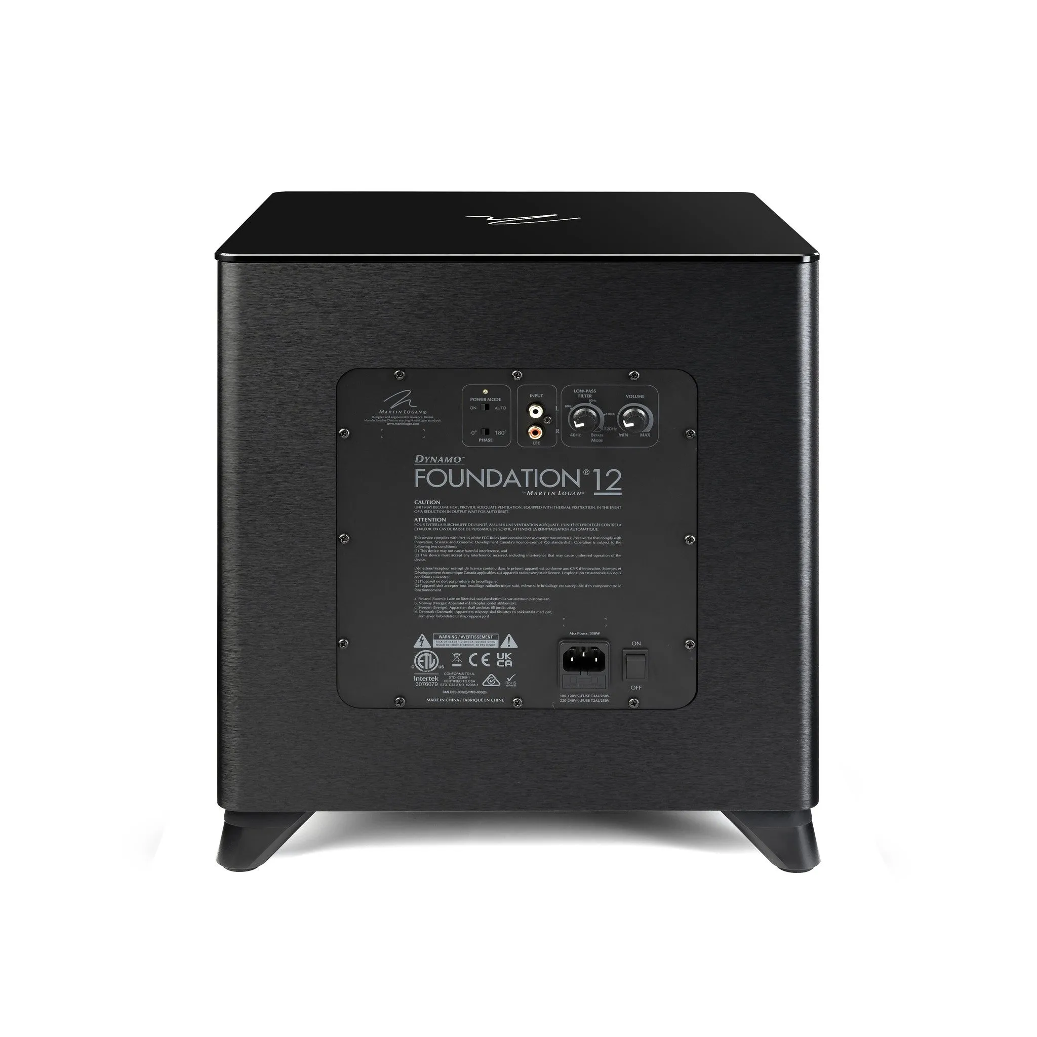 Martin Logan Dynamo Foundation 12 Powered 12" Subwoofer