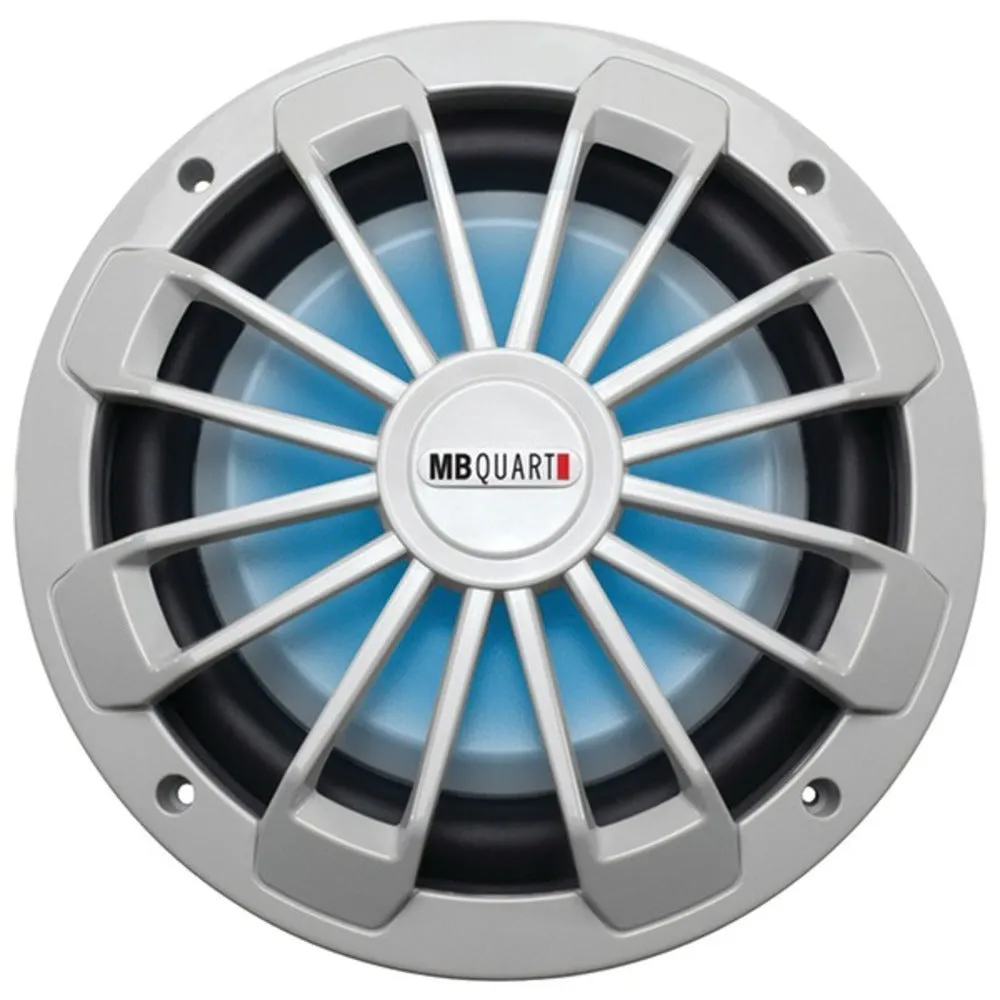 MB Quart NW1-254L Nautic Series 10 600-Watt Shallow Subwoofer (With LED Illumination)