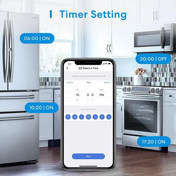 Meross Wi-Fi Smart Switch White-3000000