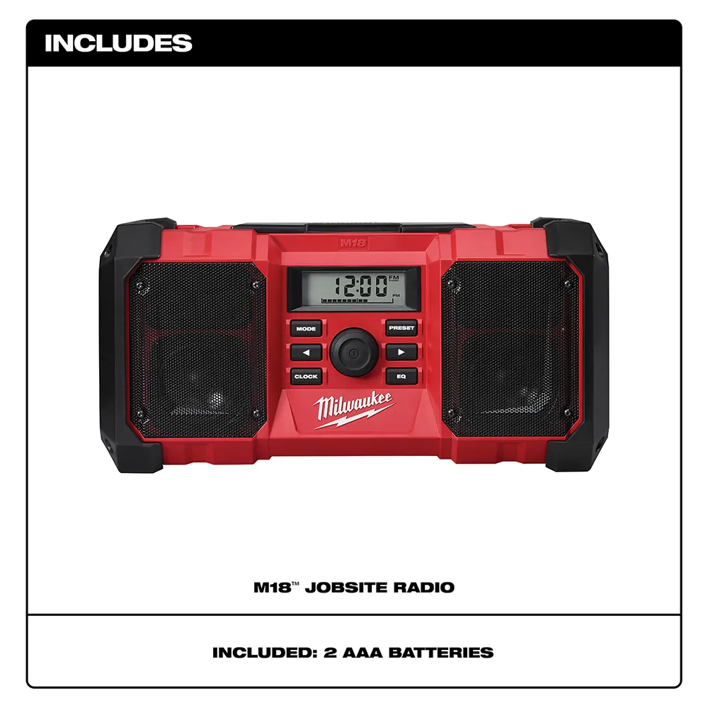 Milwaukee M18 18V Jobsite Radio