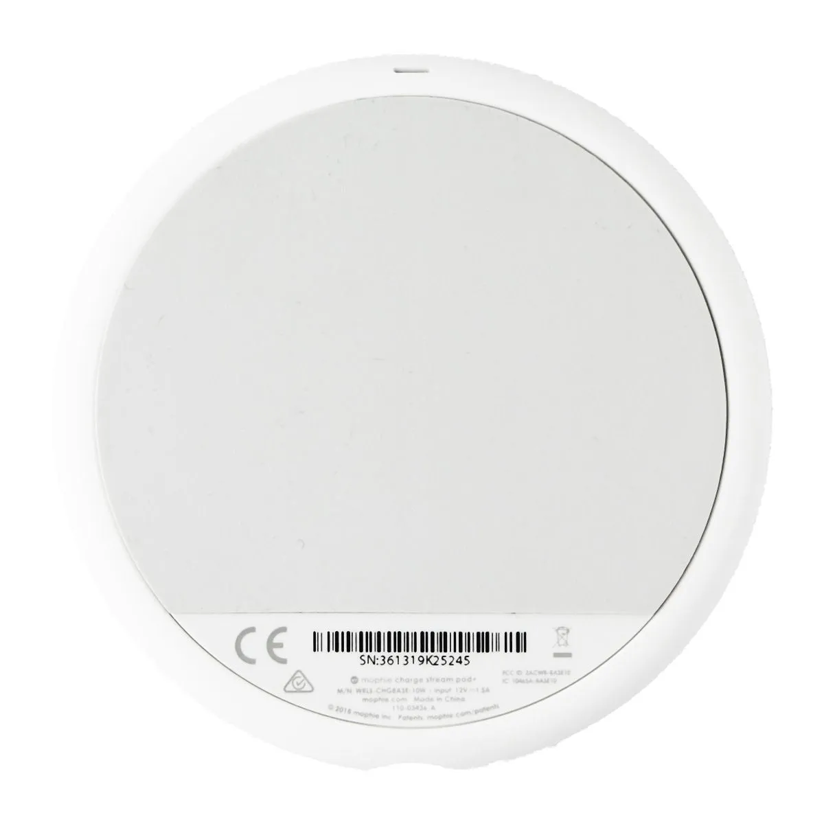 Mophie Charge Stream Pad  10W Wireless Charge Pad for Qi enabled Devices - White