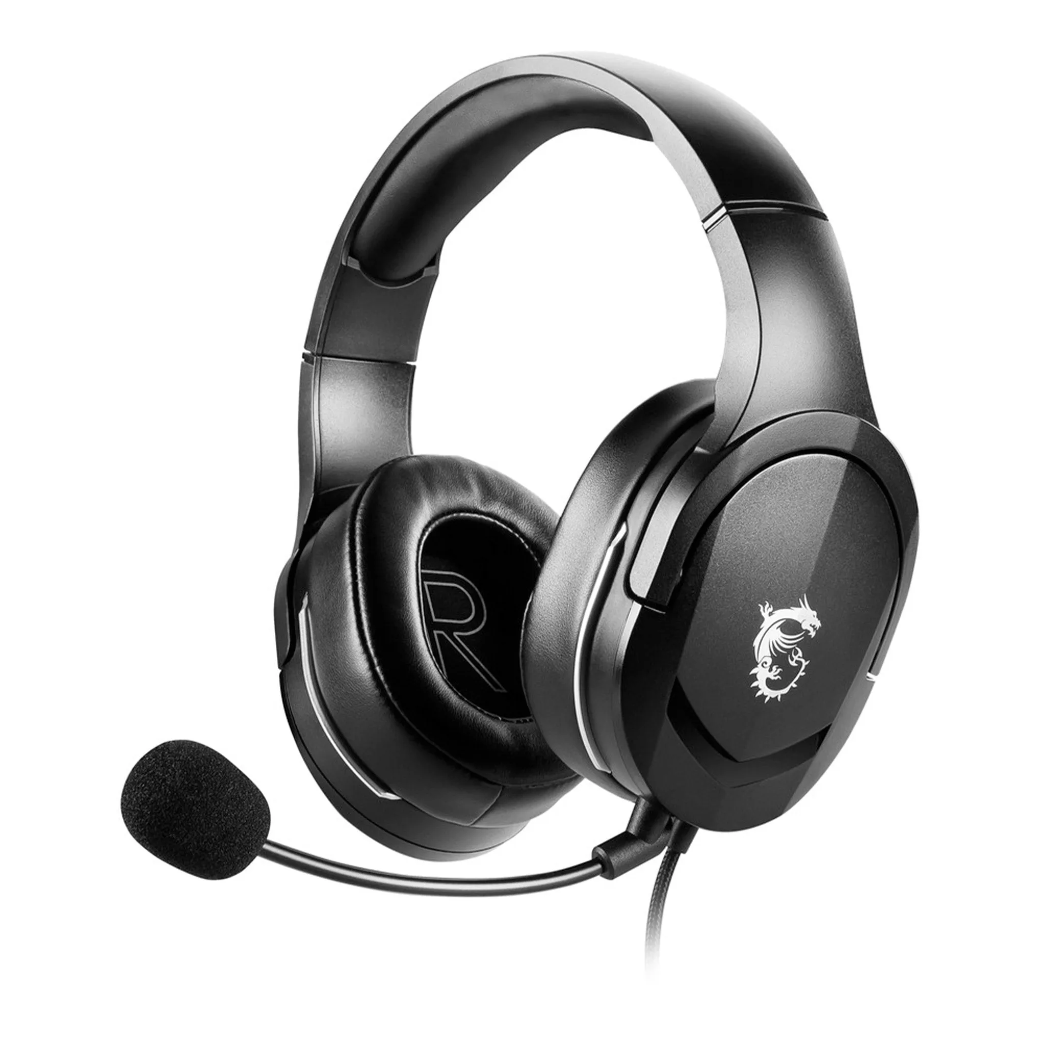 MSI IMMERSE GH20 Gaming Headset with Microphone - Black