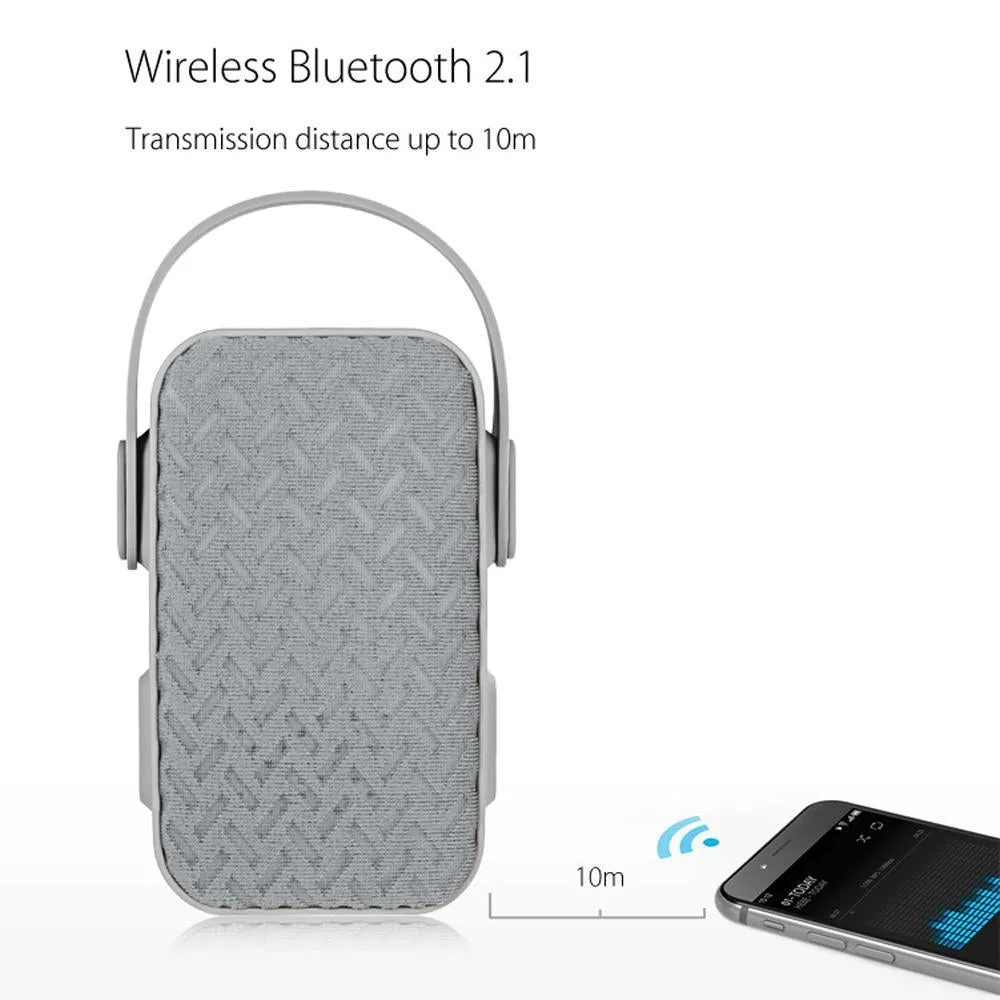 MY220BT Handheld Bluetooth Speaker Wireless Portable Subwoofers 3D Surround With Mini KTV Singing Bar-Gray