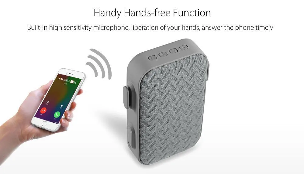 MY220BT Handheld Bluetooth Speaker Wireless Portable Subwoofers 3D Surround With Mini KTV Singing Bar-Gray