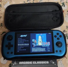 New Powkiddy x55 Custom OS Handheld gaming console & cases 256GB LinuxOS RK3566 5.5" IPS widescreen display