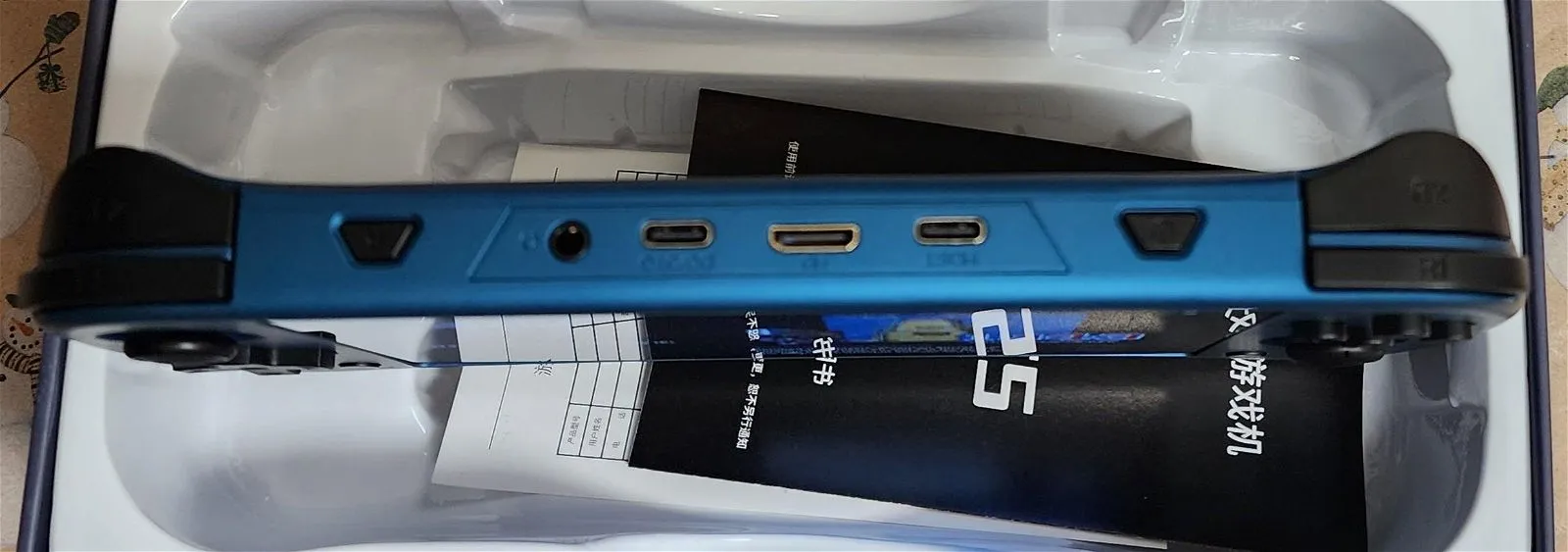 New Powkiddy x55 Custom OS Handheld gaming console & cases 256GB LinuxOS RK3566 5.5" IPS widescreen display