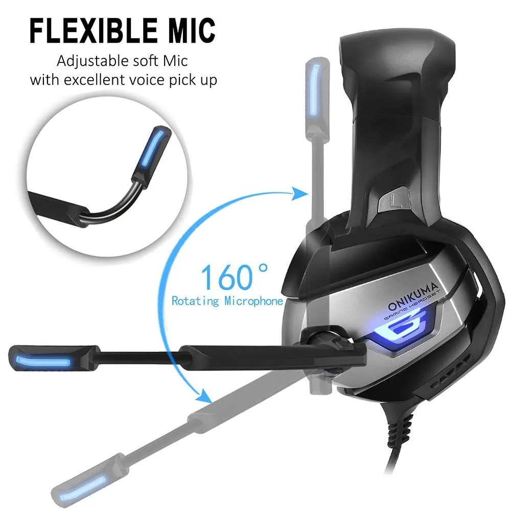 Ninja Dragon LED Gaming Stereo Headphone with Microphone
