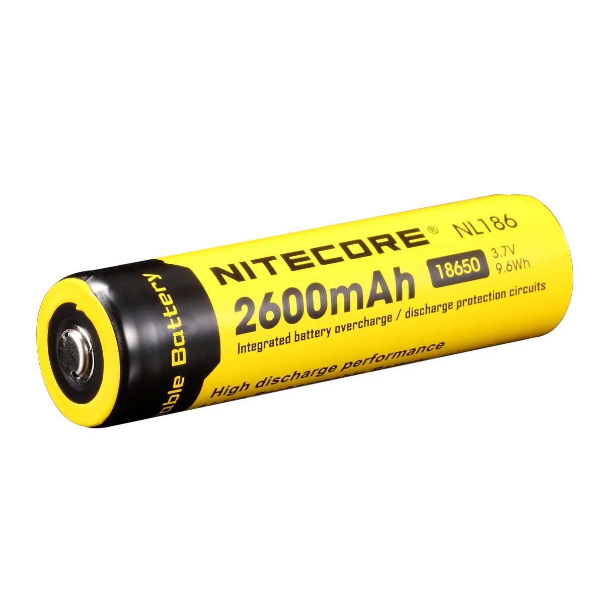 NITECORE NL186 2600mAh Protected Li-ion 18650 Rechargeable Battery