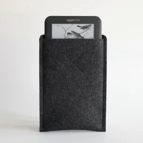 Old Calgary Organic Wool Felt Amazon Kindle Oxford Sleeve Case - Anthracite