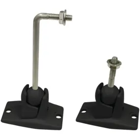 OmniMount 10.0 W/C Stainless Steel Universal 10lb Speaker Wall/Ceiling Mount Kit