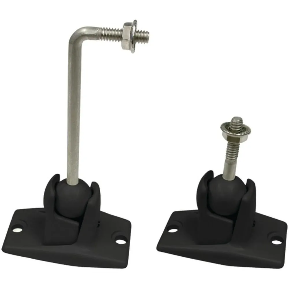 OmniMount 10.0 W/C Stainless Steel Universal 10lb Speaker Wall/Ceiling Mount Kit