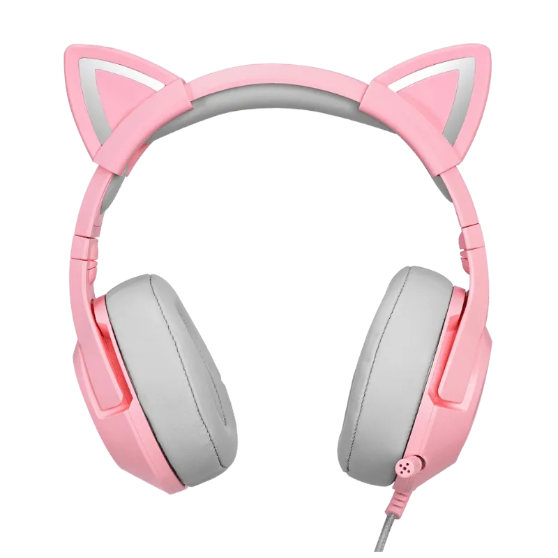ONIKUMA K9 RGB Stereo Gaming Headset with Cat Ears for PS4, Xbox, PC and Switch