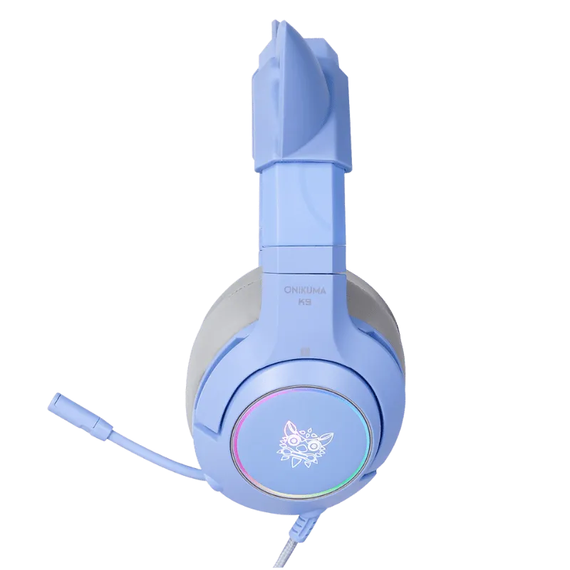 ONIKUMA K9 RGB Stereo Gaming Headset with Cat Ears for PS4, Xbox, PC and Switch