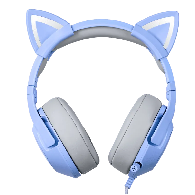 ONIKUMA K9 RGB Stereo Gaming Headset with Cat Ears for PS4, Xbox, PC and Switch