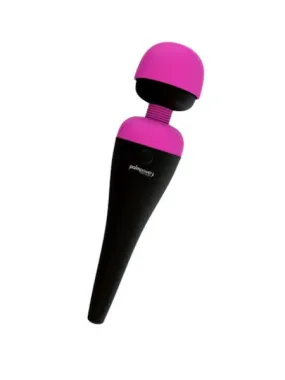 PalmPower Massager Rechargeable -Black/Fuchsia