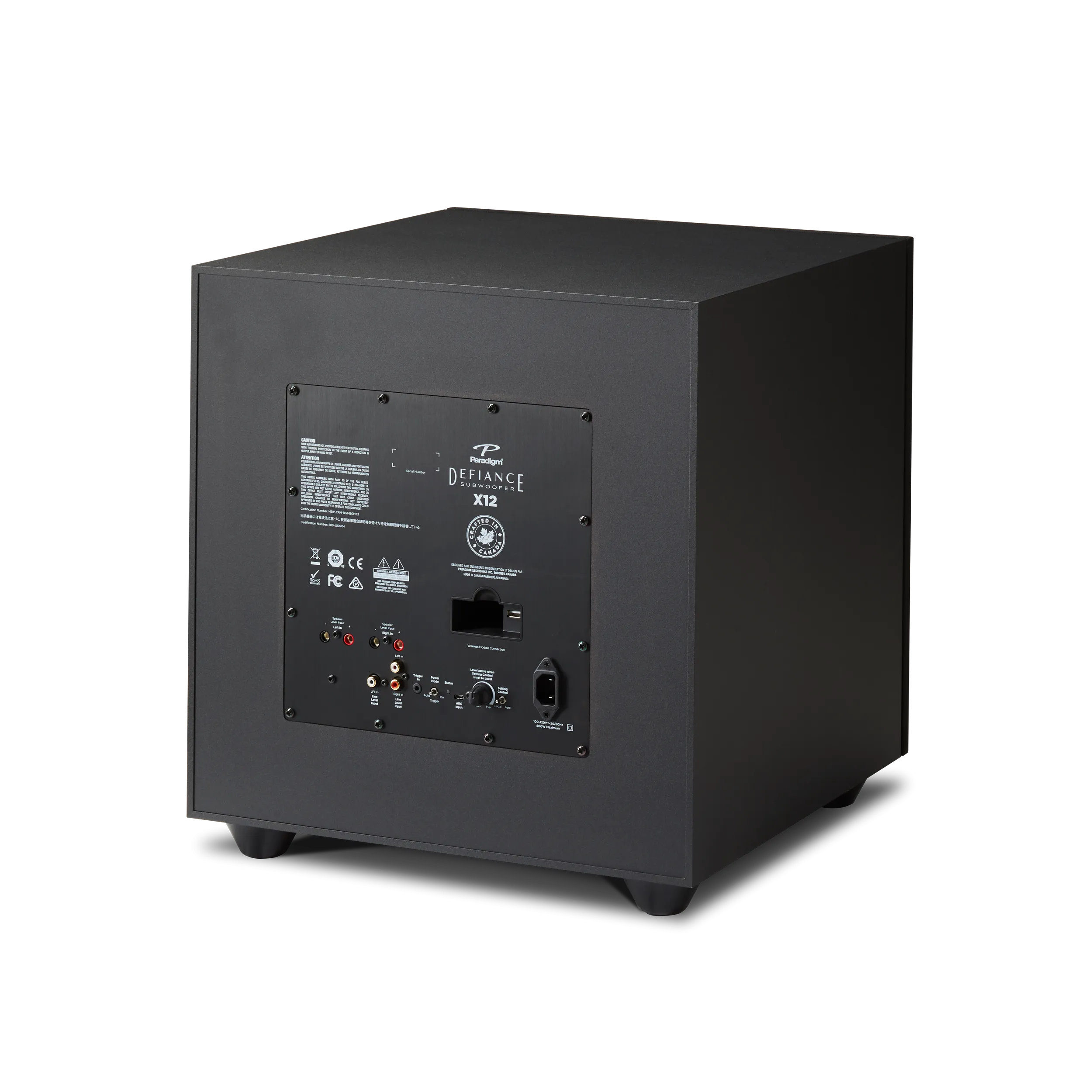 Paradigm Defiance X12 12" Powered Subwoofer